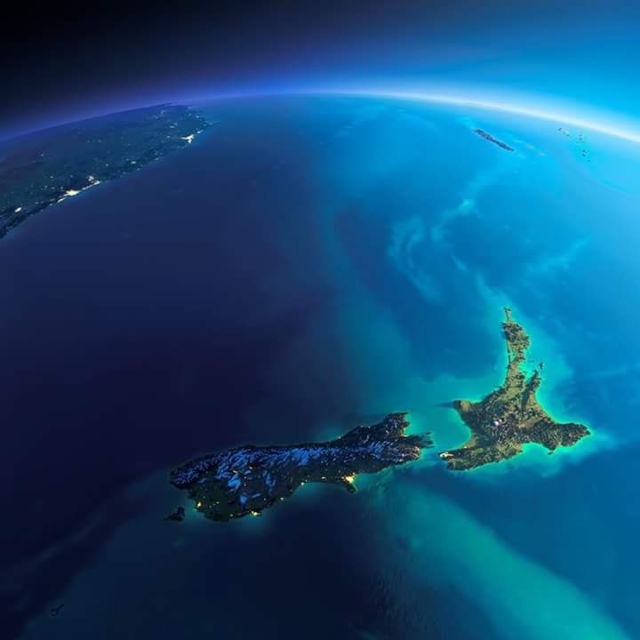 Noua Zeelanda imagine din spatiu